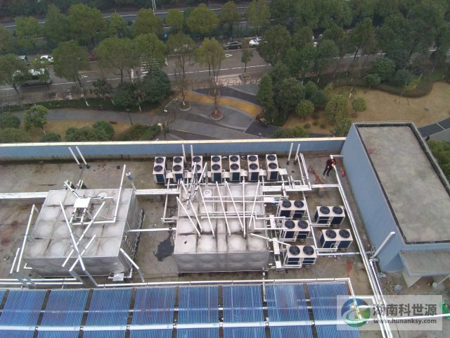 長沙縣天達中學宿舍空氣源熱水工程