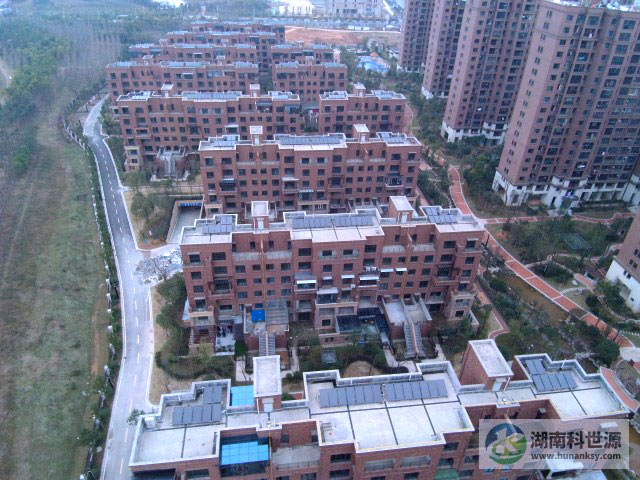 長(zhǎng)沙中冶中央公園住宅小區(qū)二期太陽(yáng)能熱水系統(tǒng)工程