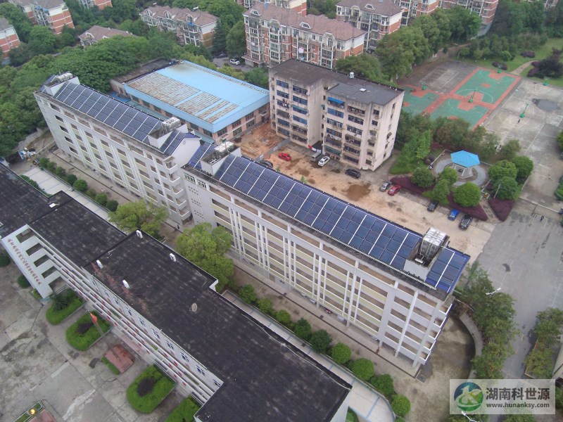 長沙縣星沙中學學生宿舍太陽能熱水系統(tǒng)工程