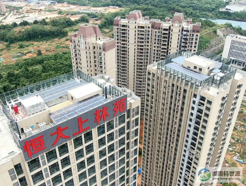 長(zhǎng)沙恒大上林苑2#、3#棟太陽(yáng)能熱水系統(tǒng)工程