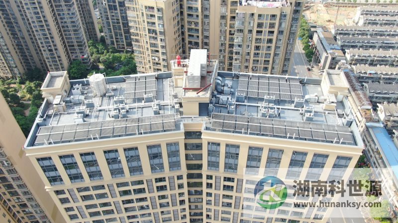 鑫遠(yuǎn)·湘府文苑（二期）9#棟太陽(yáng)能熱水系統(tǒng)工程