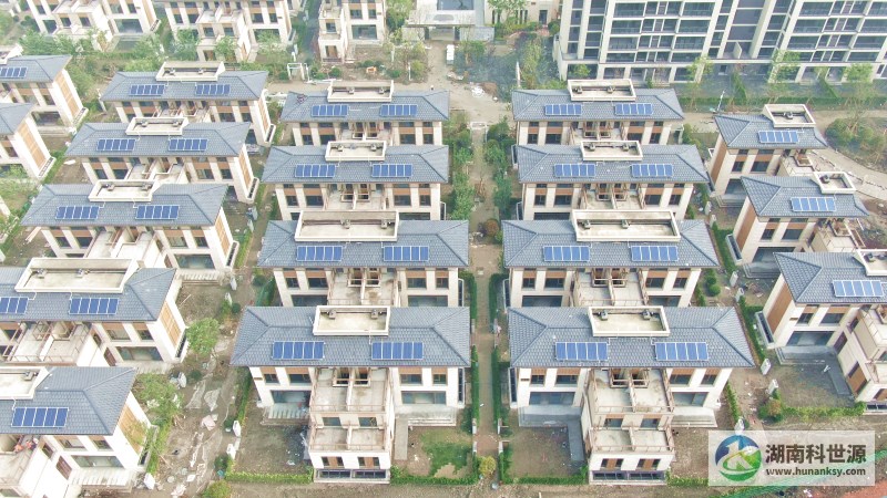 健康城（溫泉島）大區(qū)別墅區(qū)光伏發(fā)電系統(tǒng)工程
