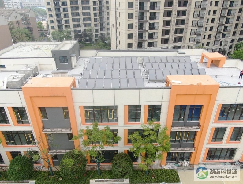 長(zhǎng)沙中海瓏庭住宅小區(qū)15#棟幼兒園太陽能熱水系統(tǒng)工程