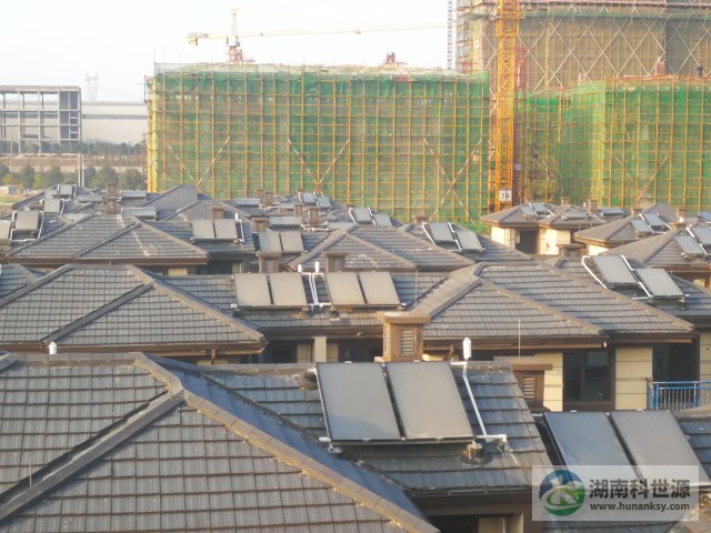 別墅太陽能熱水工程